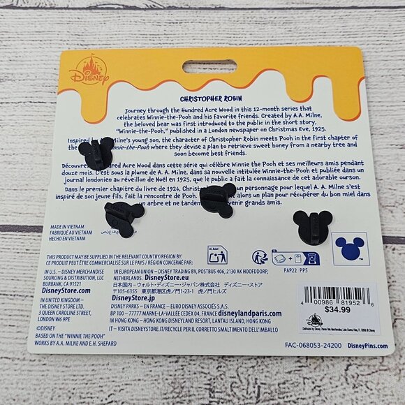 2025 Disney Parks Winnie The Pooh Hundred Acre Wood Pin Series 1/12 Christopher - Picture 4 of 4